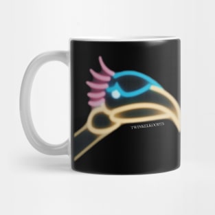 Vogel Rok Neon Art Mug